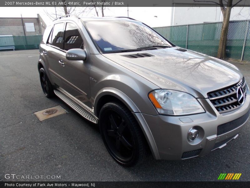 Pewter Metallic / Black 2007 Mercedes-Benz ML 63 AMG 4Matic