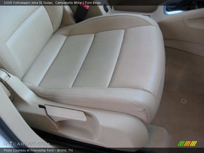 Campanella White / Pure Beige 2008 Volkswagen Jetta SE Sedan