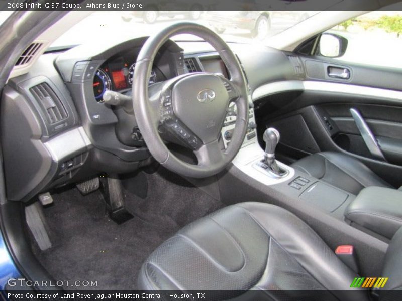 Athens Blue / Stone 2008 Infiniti G 37 Coupe