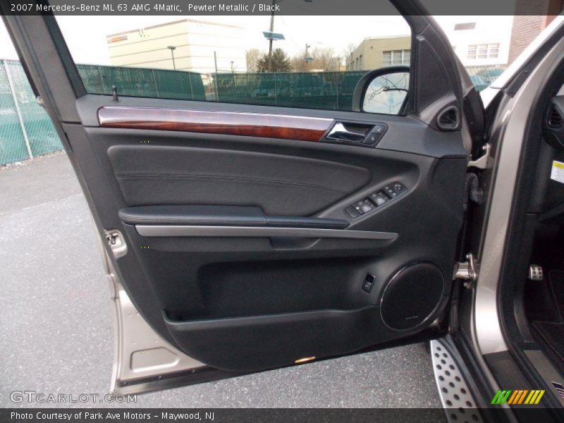 Pewter Metallic / Black 2007 Mercedes-Benz ML 63 AMG 4Matic