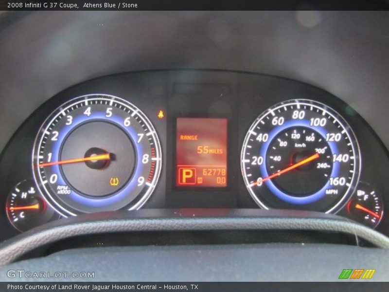 Athens Blue / Stone 2008 Infiniti G 37 Coupe