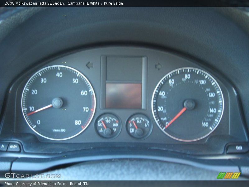  2008 Jetta SE Sedan SE Sedan Gauges