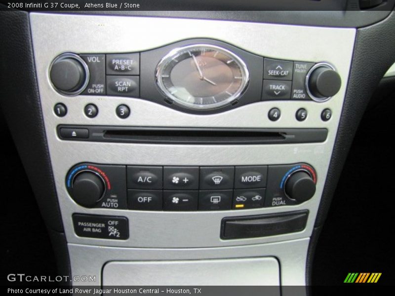 Athens Blue / Stone 2008 Infiniti G 37 Coupe