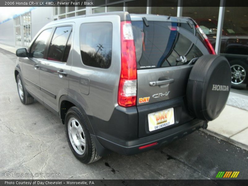 Pewter Pearl / Black 2006 Honda CR-V LX 4WD