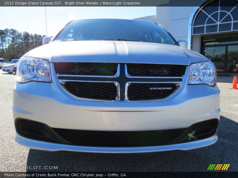 Bright Silver Metallic / Black/Light Graystone 2012 Dodge Grand Caravan SXT