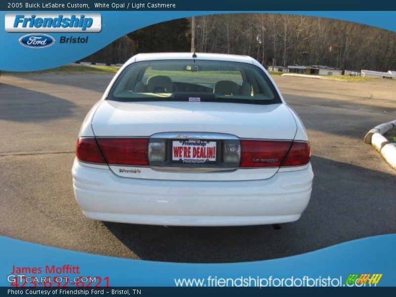 White Opal / Light Cashmere 2005 Buick LeSabre Custom