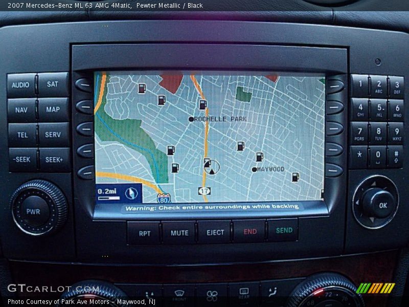 Navigation of 2007 ML 63 AMG 4Matic