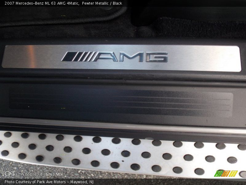 Pewter Metallic / Black 2007 Mercedes-Benz ML 63 AMG 4Matic