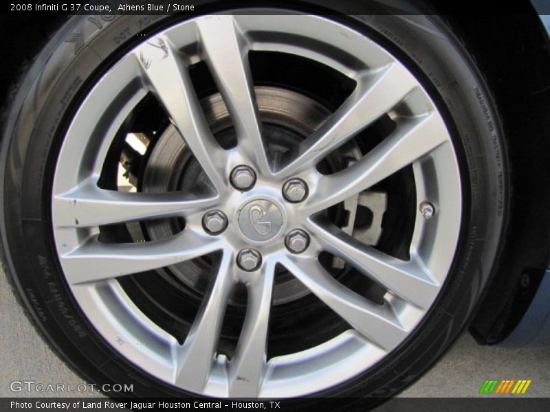Athens Blue / Stone 2008 Infiniti G 37 Coupe