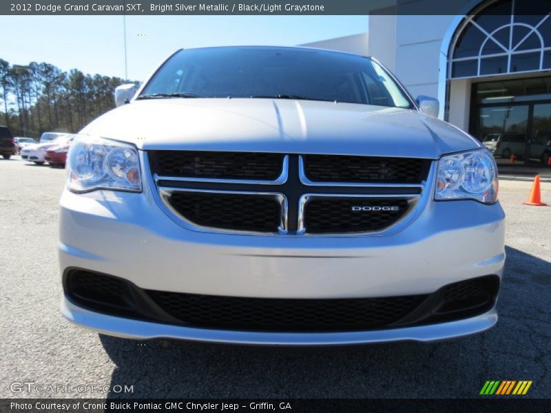 Bright Silver Metallic / Black/Light Graystone 2012 Dodge Grand Caravan SXT