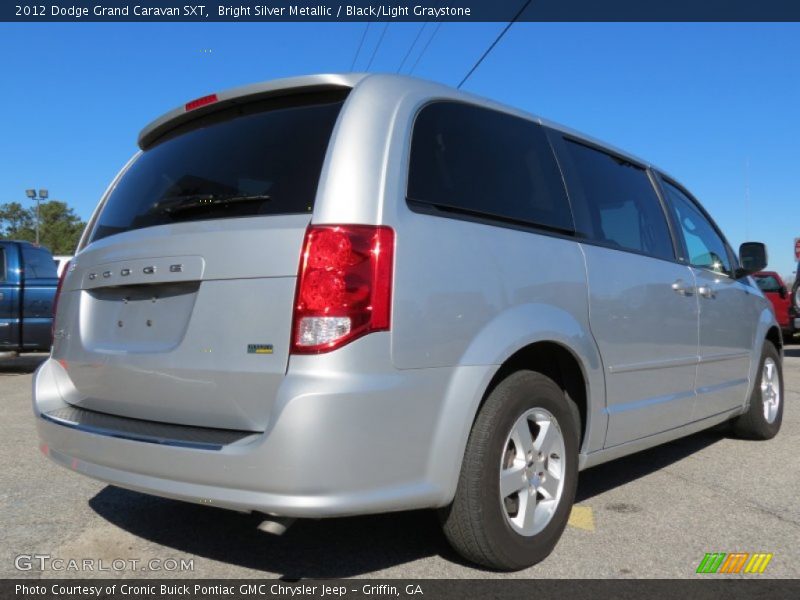 Bright Silver Metallic / Black/Light Graystone 2012 Dodge Grand Caravan SXT