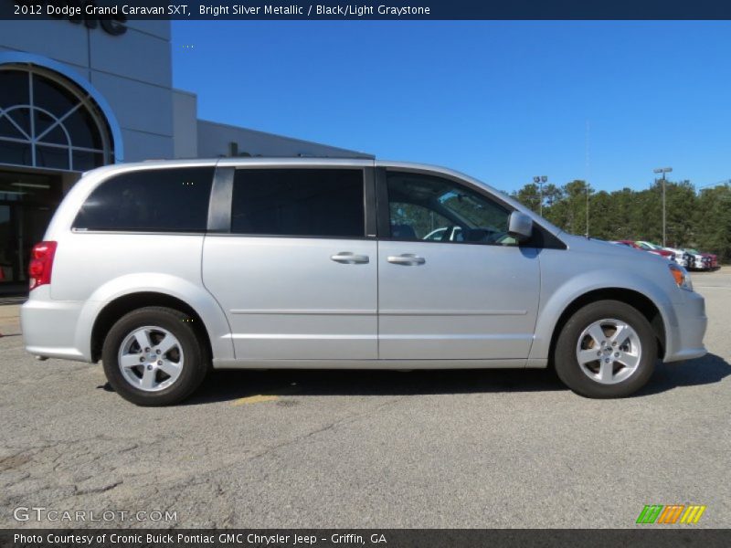 Bright Silver Metallic / Black/Light Graystone 2012 Dodge Grand Caravan SXT