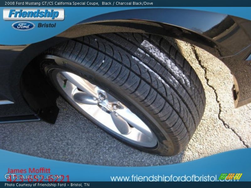 Black / Charcoal Black/Dove 2008 Ford Mustang GT/CS California Special Coupe
