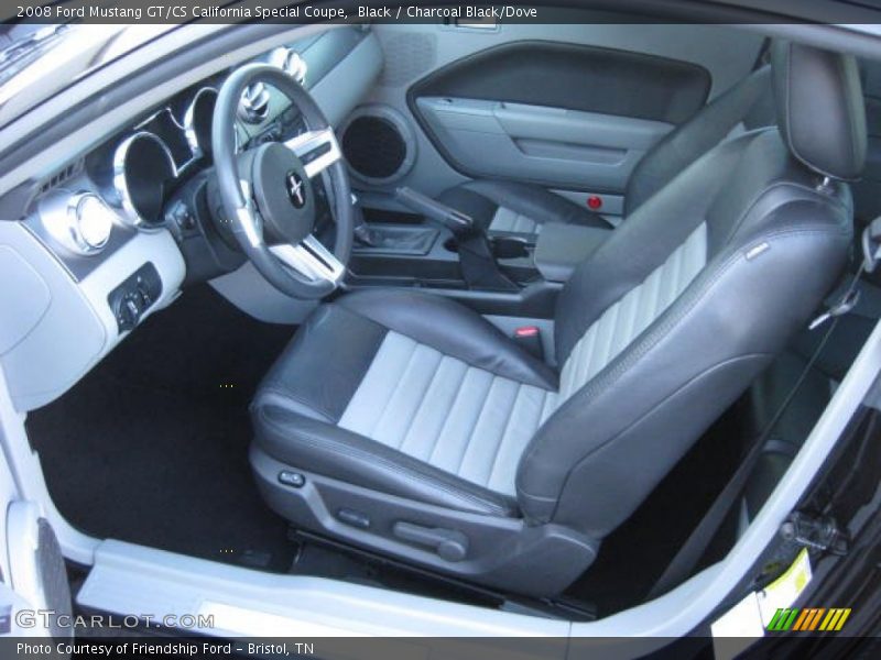 Black / Charcoal Black/Dove 2008 Ford Mustang GT/CS California Special Coupe