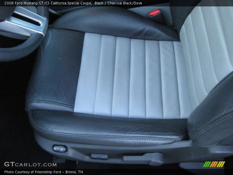 Black / Charcoal Black/Dove 2008 Ford Mustang GT/CS California Special Coupe