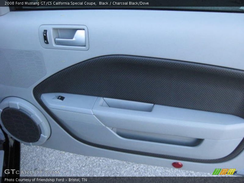 Black / Charcoal Black/Dove 2008 Ford Mustang GT/CS California Special Coupe