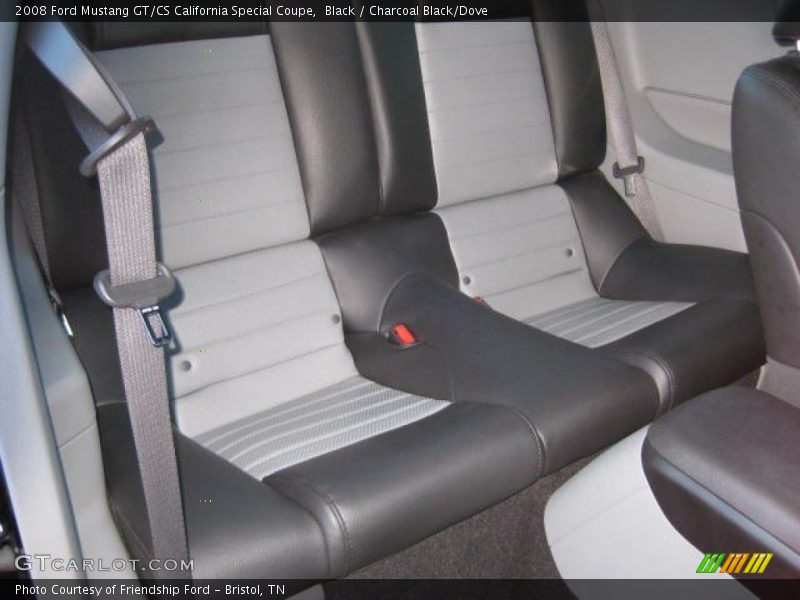 Black / Charcoal Black/Dove 2008 Ford Mustang GT/CS California Special Coupe