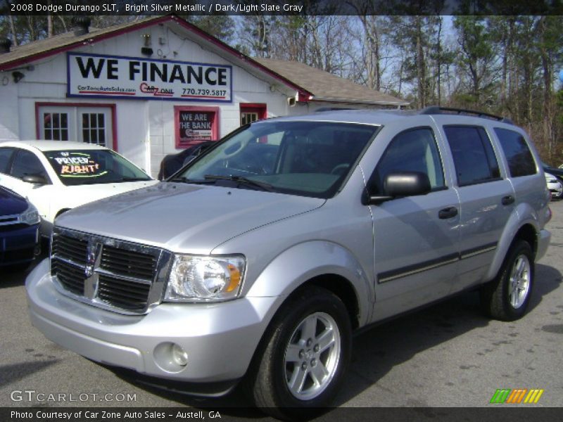 Bright Silver Metallic / Dark/Light Slate Gray 2008 Dodge Durango SLT