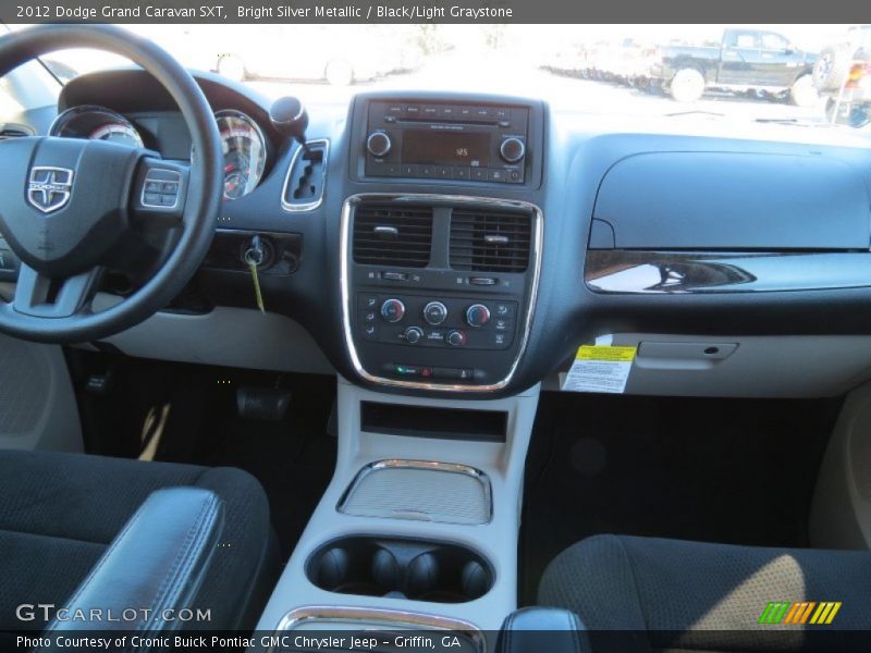 Bright Silver Metallic / Black/Light Graystone 2012 Dodge Grand Caravan SXT