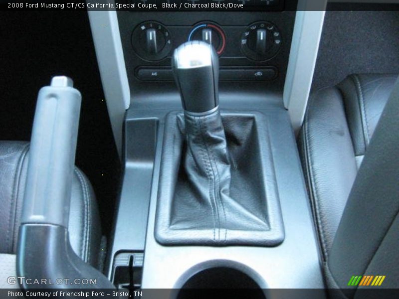 Black / Charcoal Black/Dove 2008 Ford Mustang GT/CS California Special Coupe