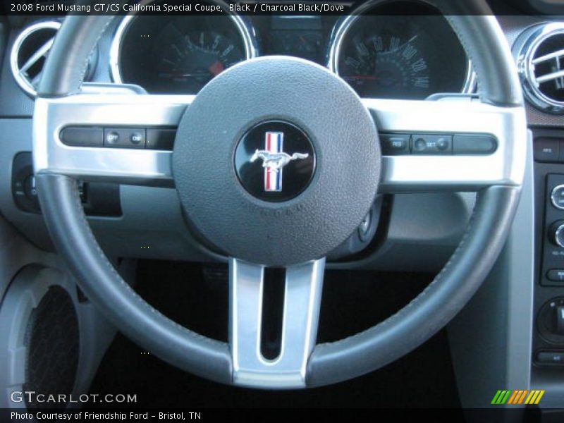 Black / Charcoal Black/Dove 2008 Ford Mustang GT/CS California Special Coupe