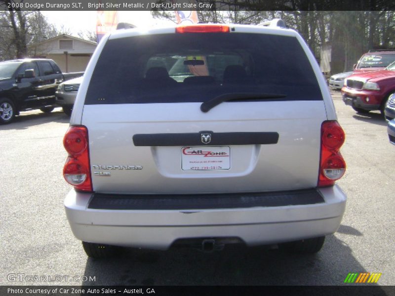 Bright Silver Metallic / Dark/Light Slate Gray 2008 Dodge Durango SLT