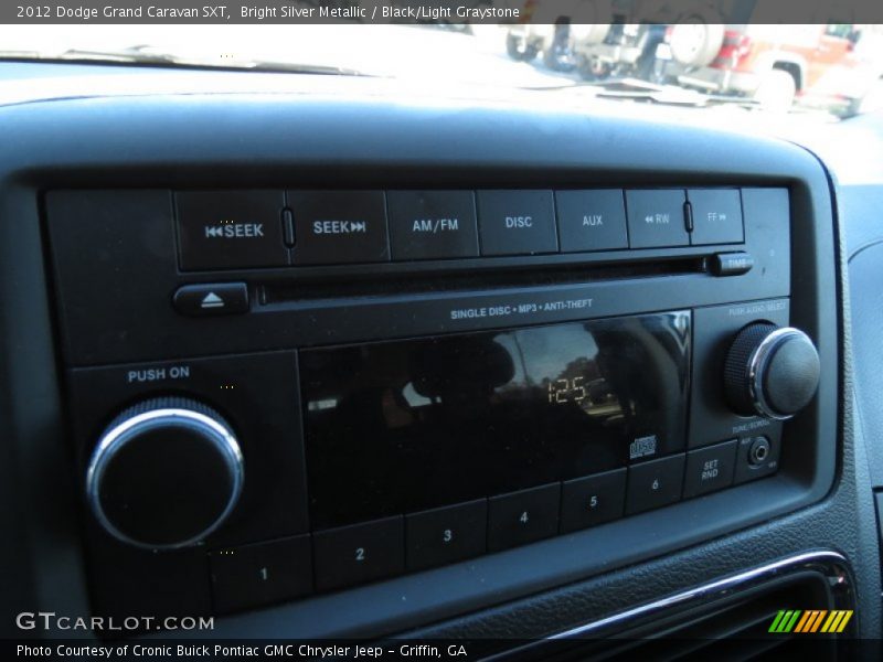 Bright Silver Metallic / Black/Light Graystone 2012 Dodge Grand Caravan SXT