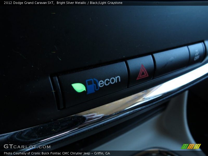 Bright Silver Metallic / Black/Light Graystone 2012 Dodge Grand Caravan SXT