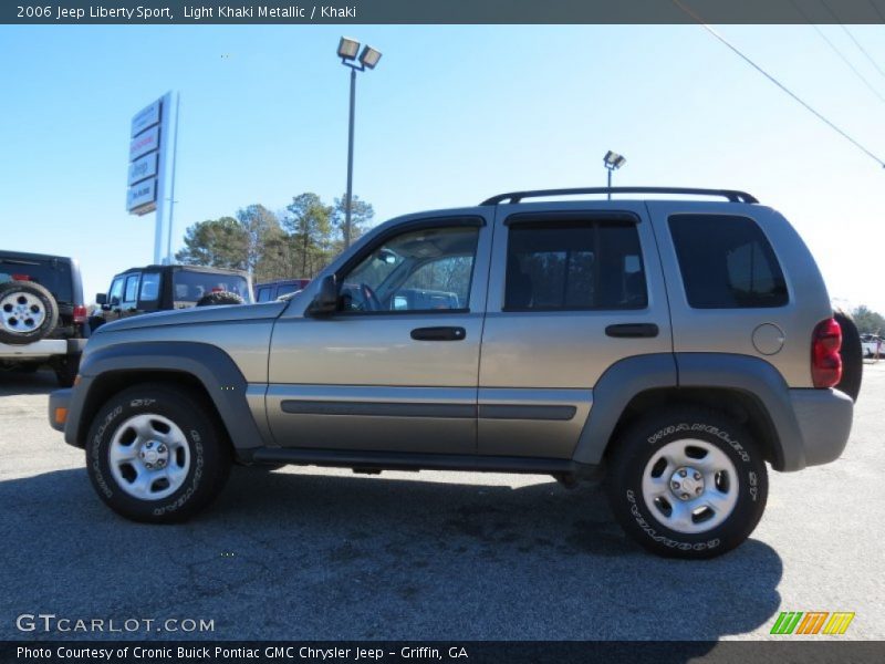 Light Khaki Metallic / Khaki 2006 Jeep Liberty Sport