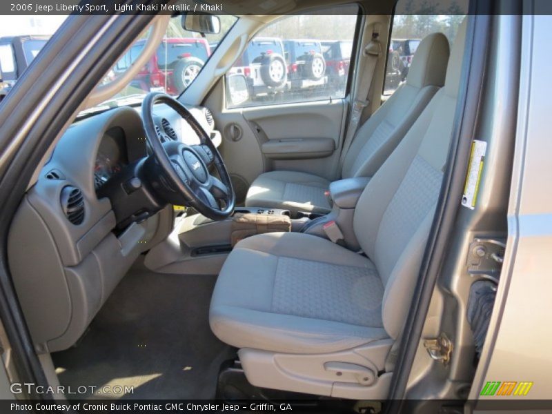 Light Khaki Metallic / Khaki 2006 Jeep Liberty Sport