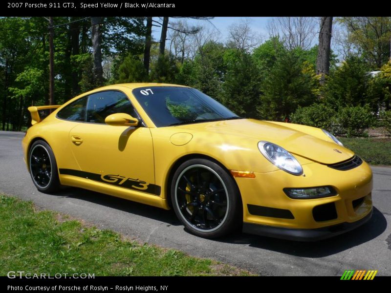 Speed Yellow / Black w/Alcantara 2007 Porsche 911 GT3