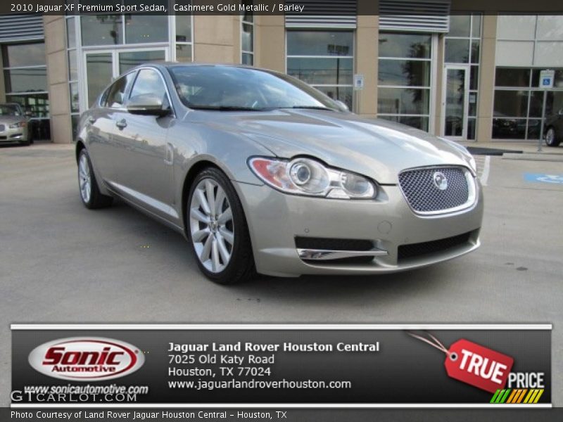 Cashmere Gold Metallic / Barley 2010 Jaguar XF Premium Sport Sedan