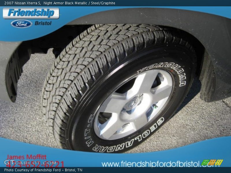 Night Armor Black Metallic / Steel/Graphite 2007 Nissan Xterra S