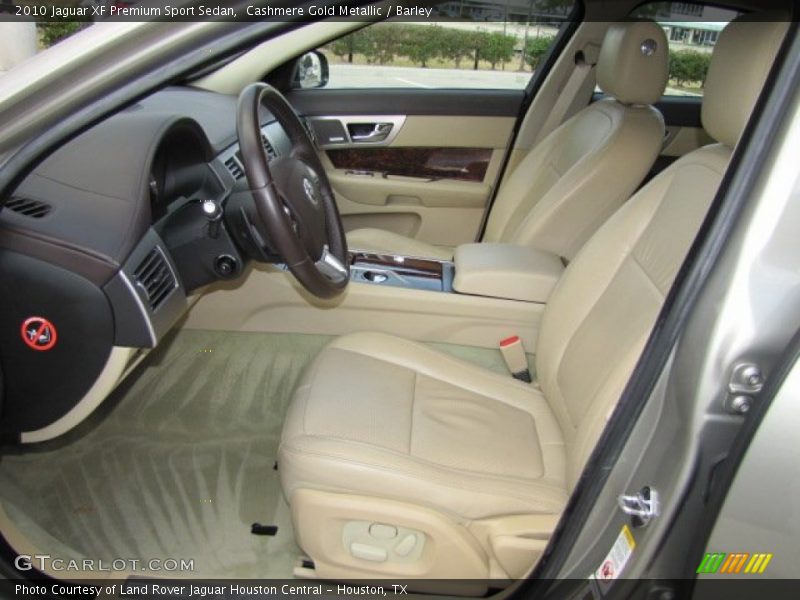 Front Seat of 2010 XF Premium Sport Sedan