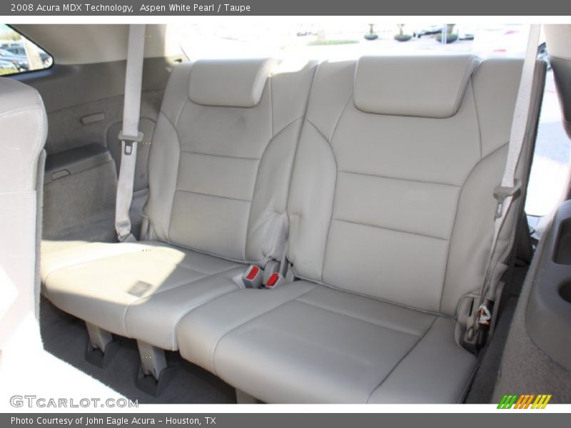 Aspen White Pearl / Taupe 2008 Acura MDX Technology
