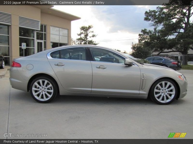 Cashmere Gold Metallic / Barley 2010 Jaguar XF Premium Sport Sedan