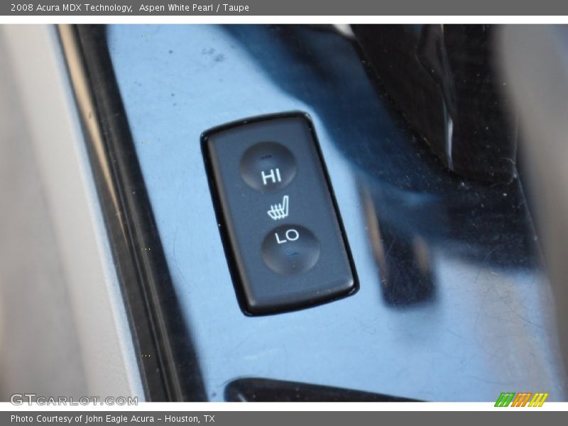 Aspen White Pearl / Taupe 2008 Acura MDX Technology