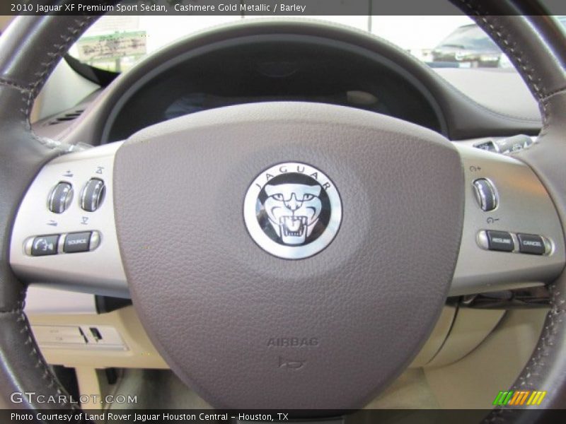 Cashmere Gold Metallic / Barley 2010 Jaguar XF Premium Sport Sedan