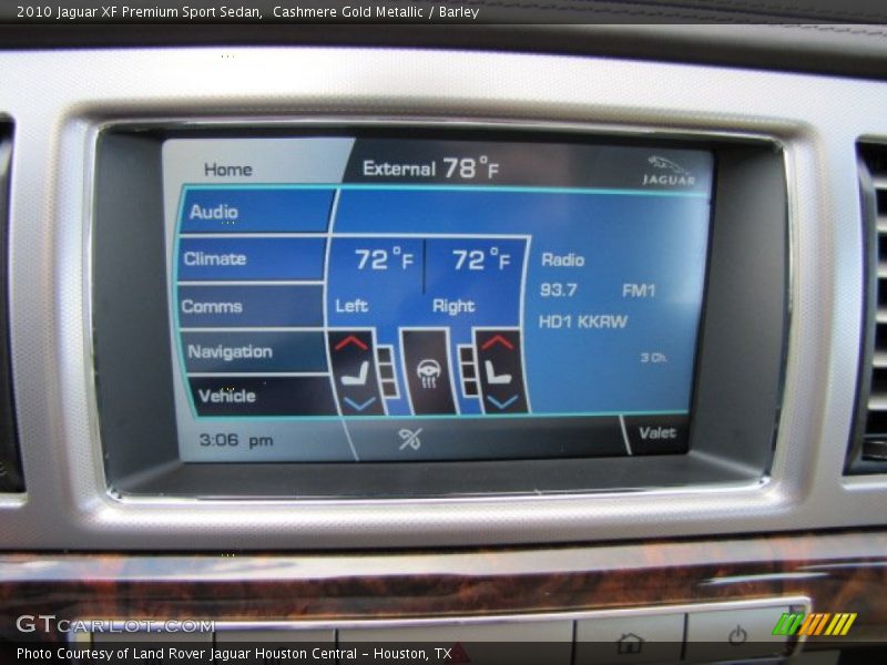 Cashmere Gold Metallic / Barley 2010 Jaguar XF Premium Sport Sedan