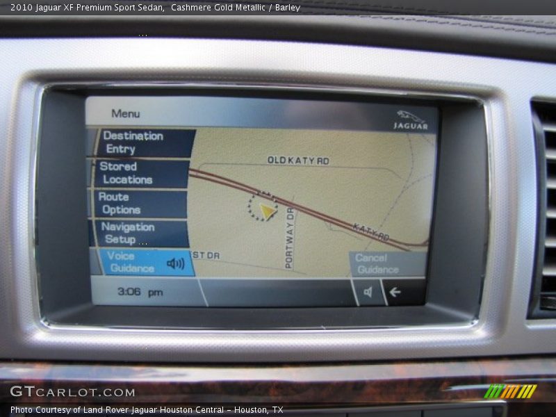 Navigation of 2010 XF Premium Sport Sedan