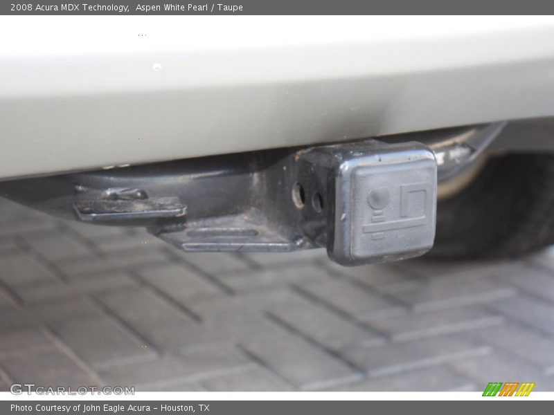 Aspen White Pearl / Taupe 2008 Acura MDX Technology