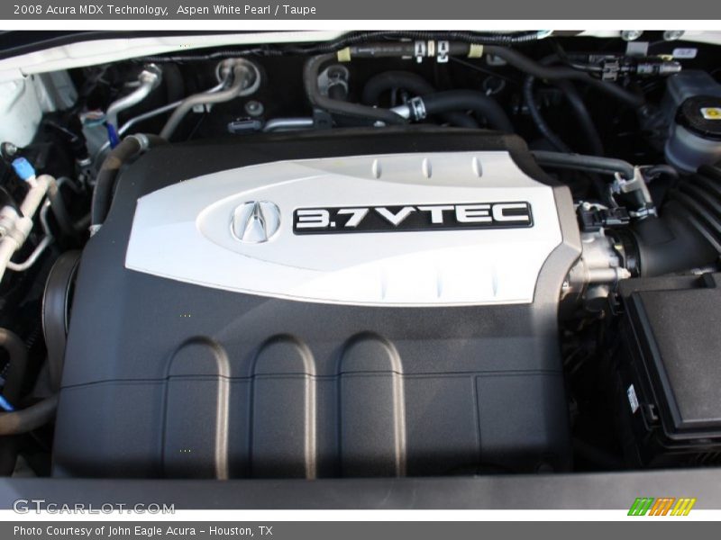 Aspen White Pearl / Taupe 2008 Acura MDX Technology
