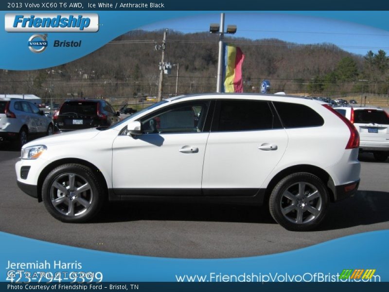 Ice White / Anthracite Black 2013 Volvo XC60 T6 AWD