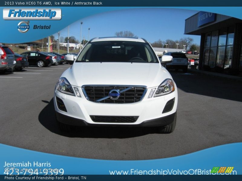 Ice White / Anthracite Black 2013 Volvo XC60 T6 AWD