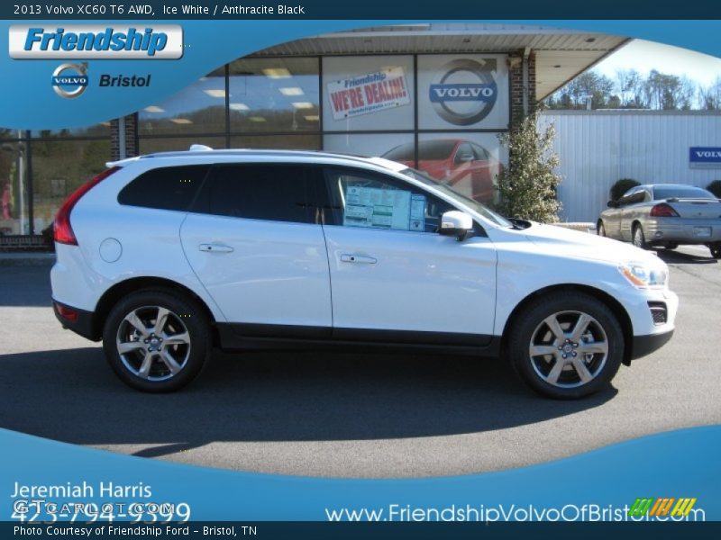 Ice White / Anthracite Black 2013 Volvo XC60 T6 AWD