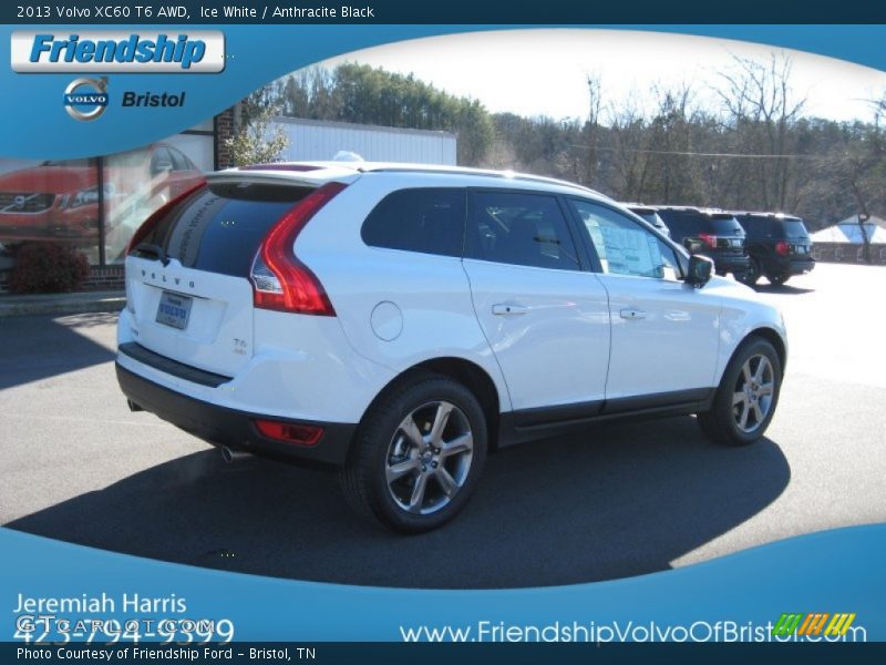 Ice White / Anthracite Black 2013 Volvo XC60 T6 AWD