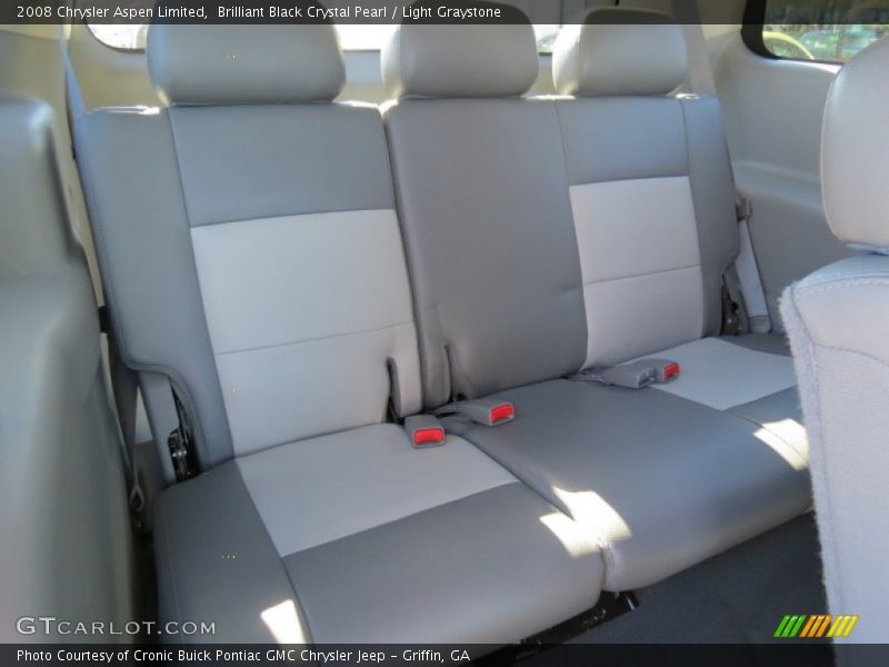 Brilliant Black Crystal Pearl / Light Graystone 2008 Chrysler Aspen Limited