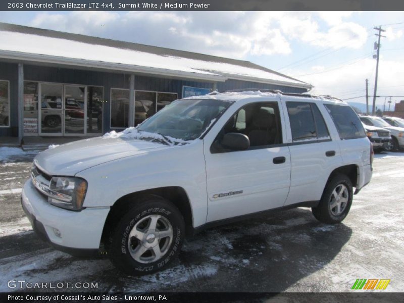 Summit White / Medium Pewter 2003 Chevrolet TrailBlazer LTZ 4x4