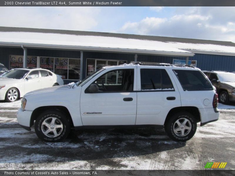 Summit White / Medium Pewter 2003 Chevrolet TrailBlazer LTZ 4x4
