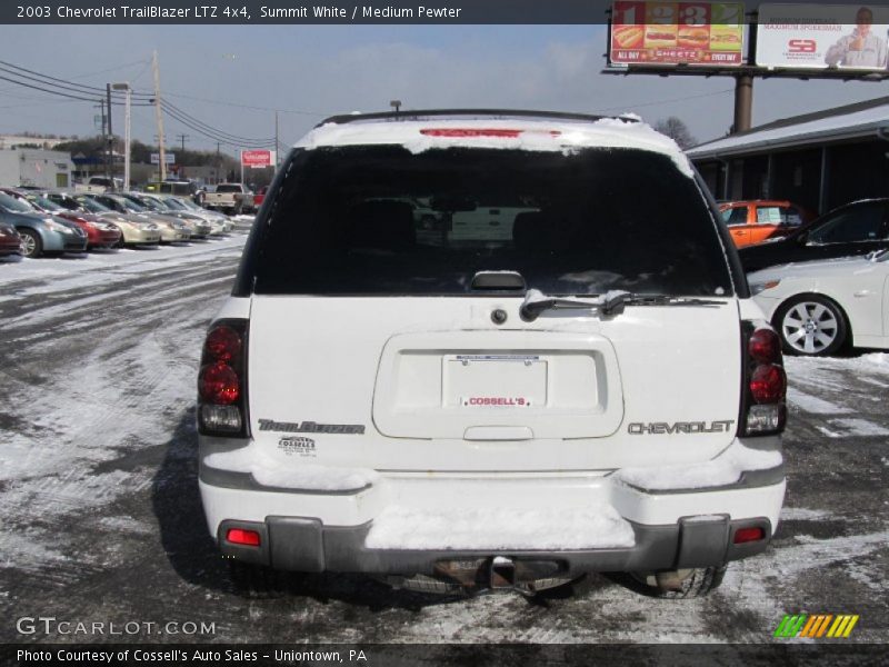 Summit White / Medium Pewter 2003 Chevrolet TrailBlazer LTZ 4x4
